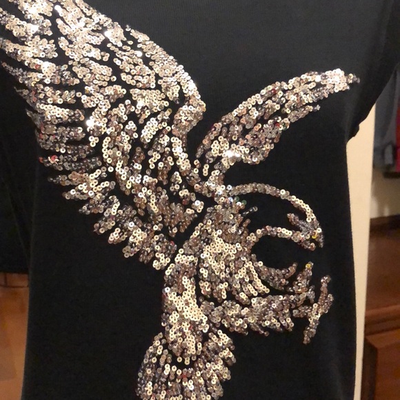 IISLI Top with Sequined Eagle - Picture 2 of 4